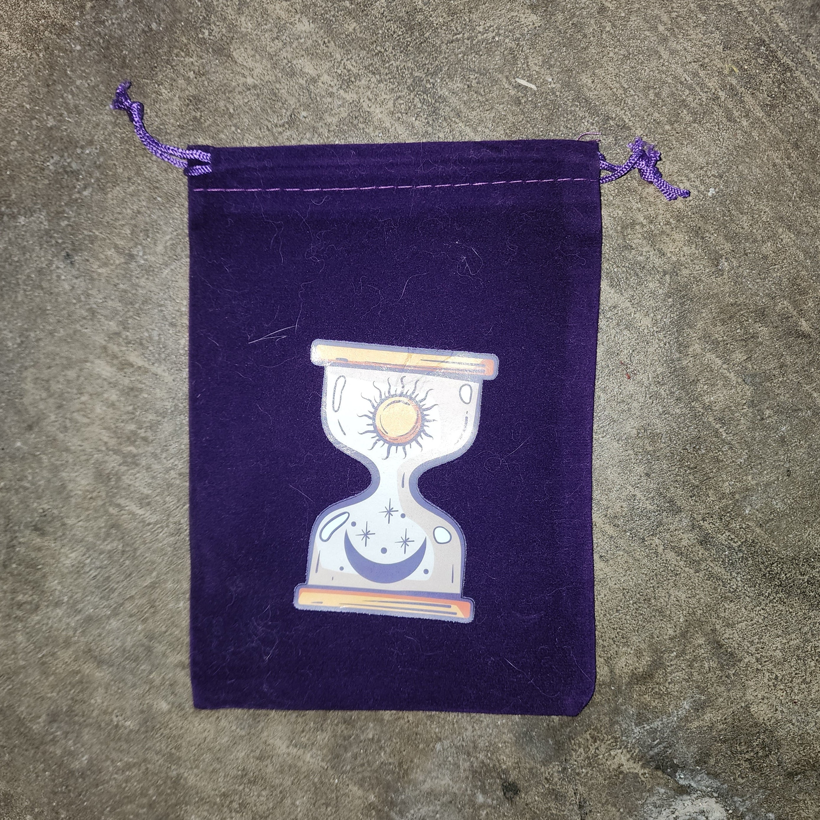 Purple Velvet Bag