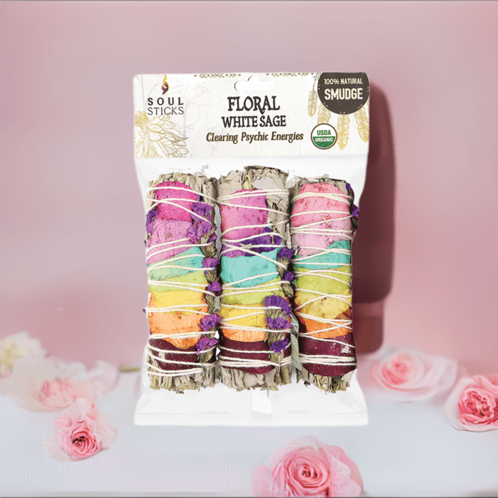 Rose Petal Sage Smudge Pack - Classic Variable