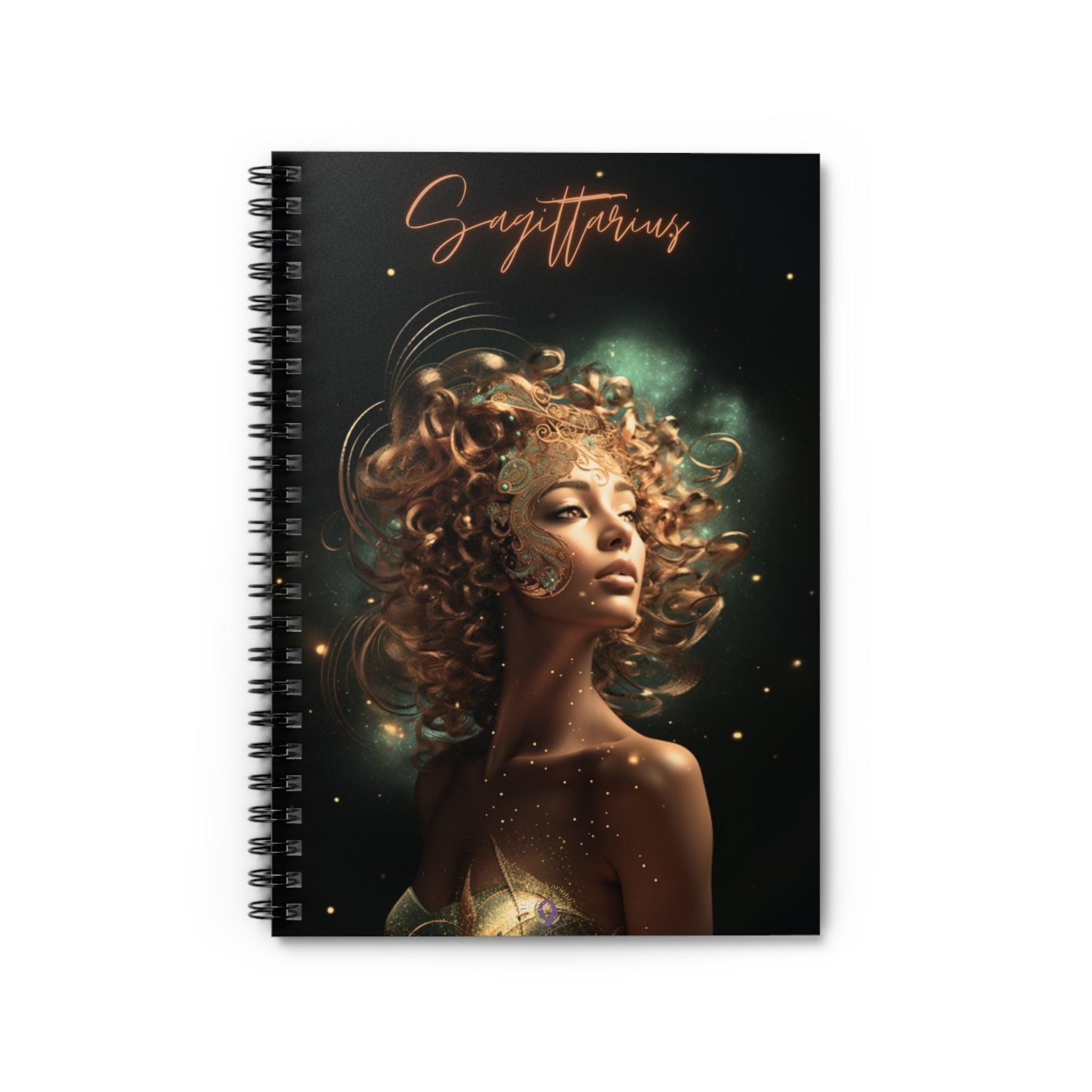 Sagittarius Spiral Notebook - Ruled Line - Classic Variable