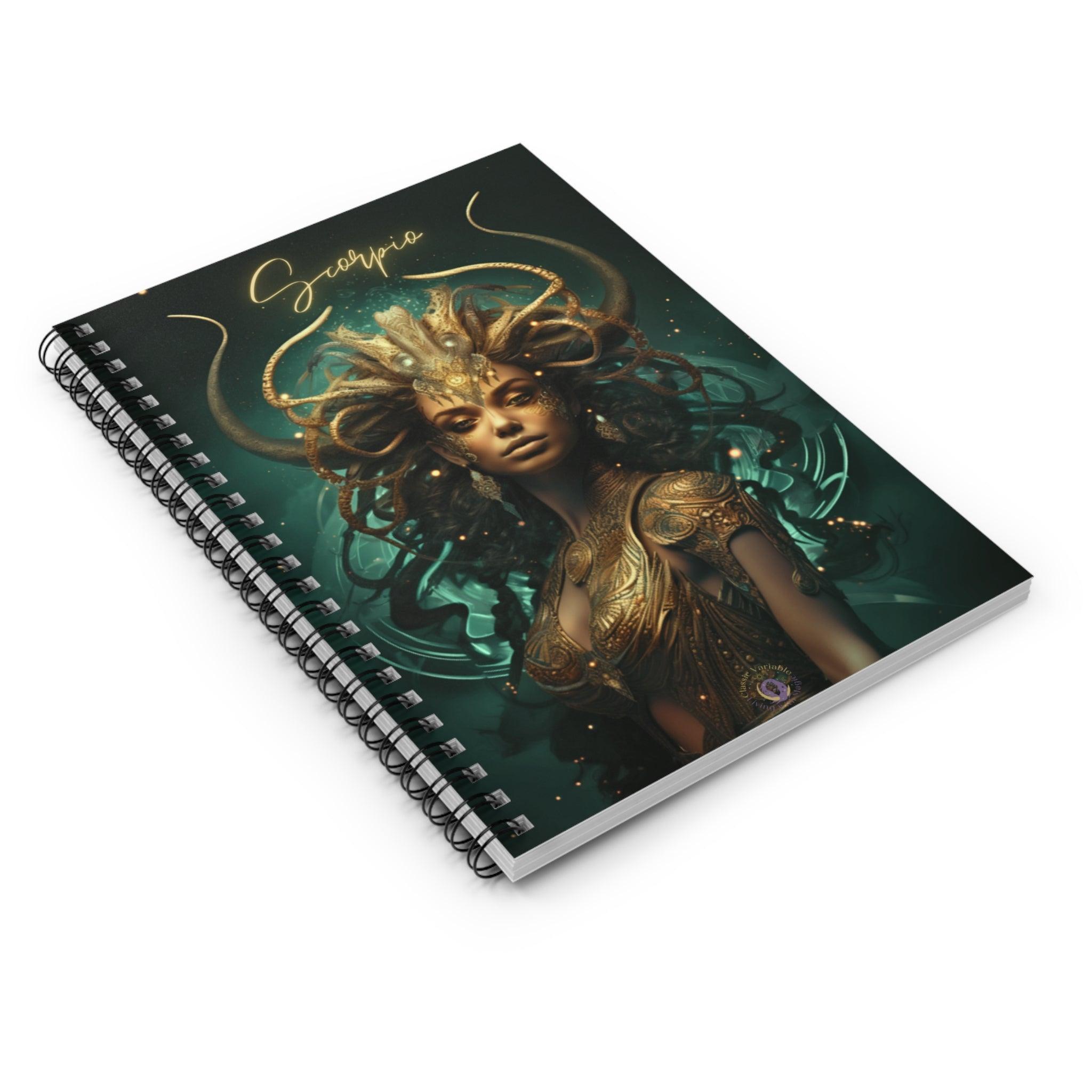 Scorpio Spiral Notebook - Ruled Line - Classic Variable