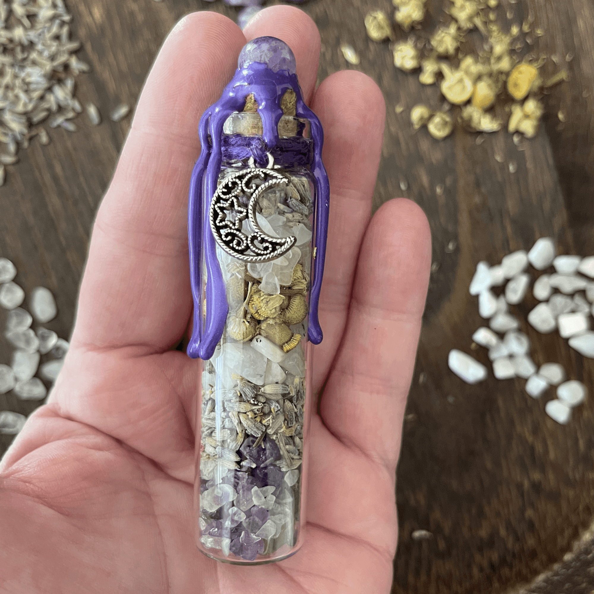 Serenity Moon Spell Jar, Intention Jar, Witch's Spell Bottle - Classic Variable