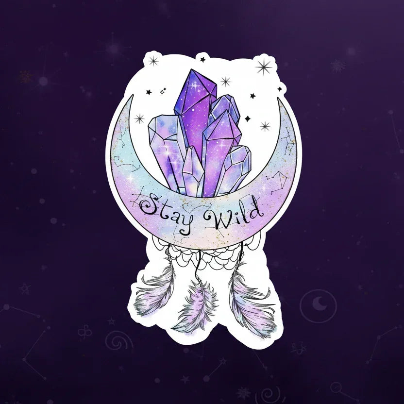 Stay Wild Vinyl Sticker