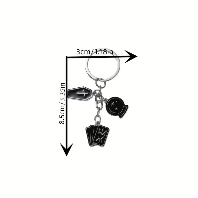 Mystical Trio Keychain Set