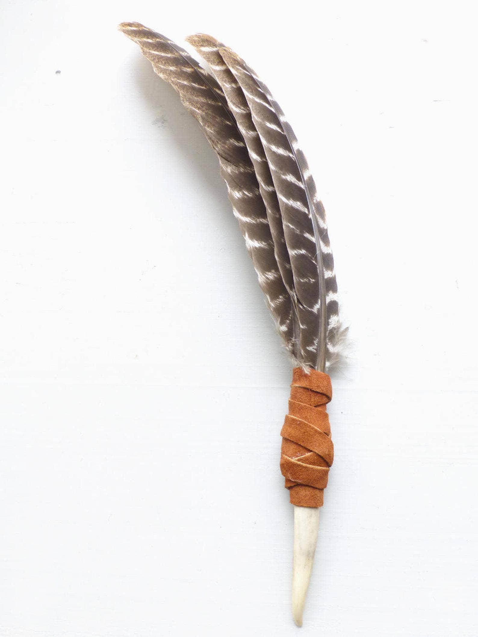 Turkey Smudge Feather - Classic Variable