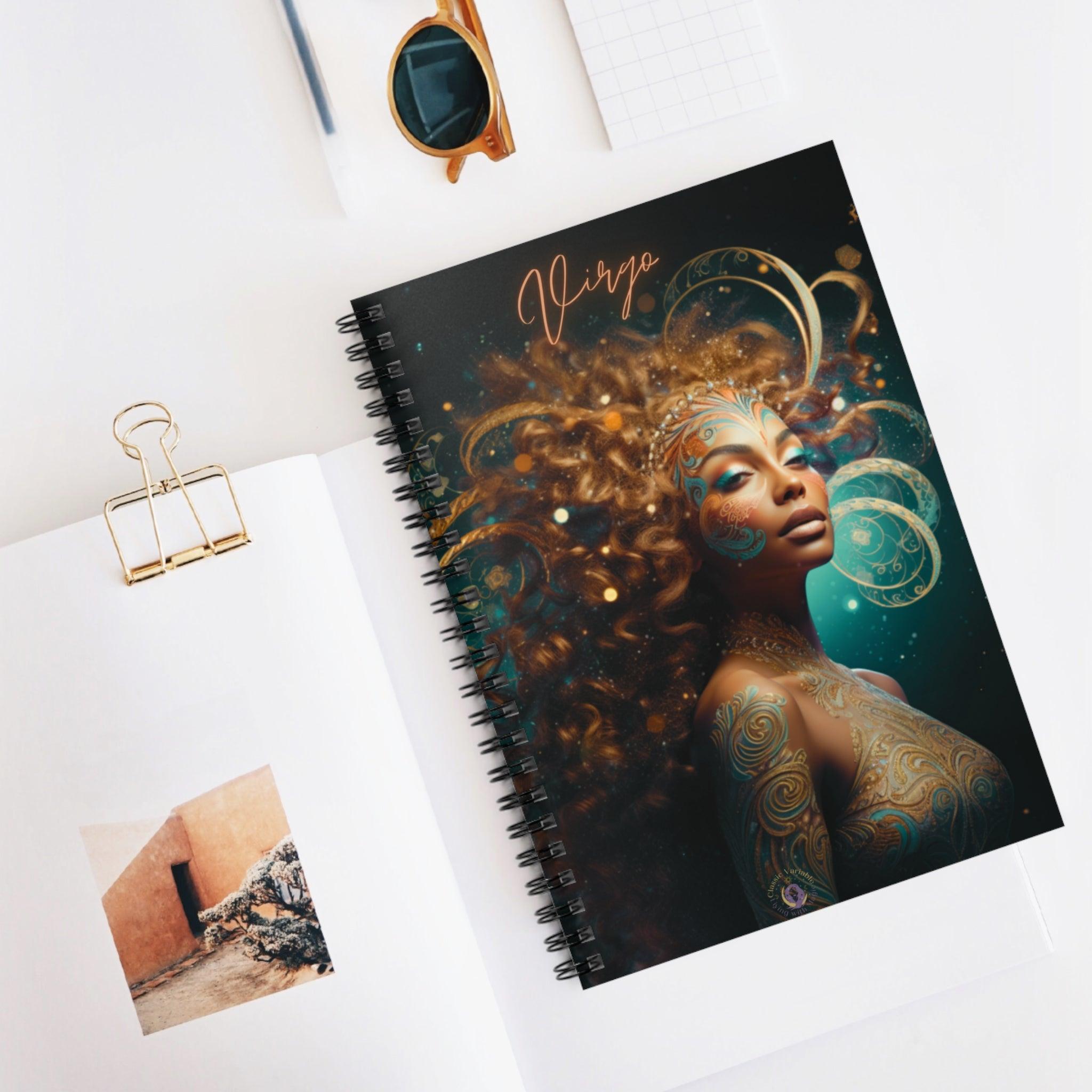 Virgo Spiral Notebook - Ruled Line - Classic Variable
