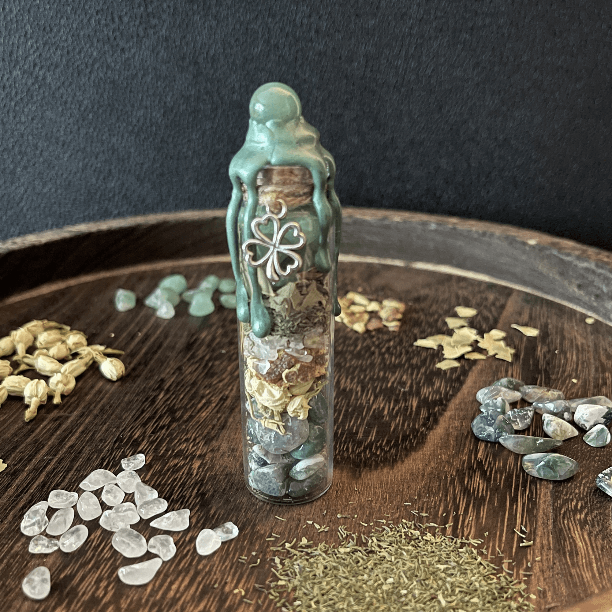 Abundance Spell Jar, Intention Jar, Witch's Spell Bottle - Classic Variable