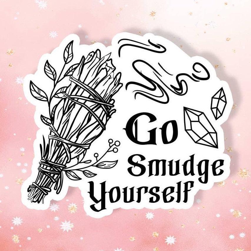 Go Smudge Yourself Vinyl Sticker - Classic Variable