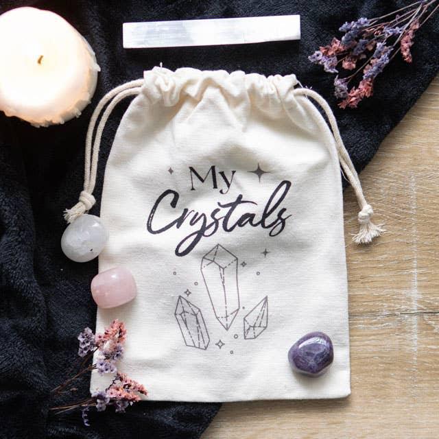 Cotton Crystal Drawstring Bag - Classic Variable